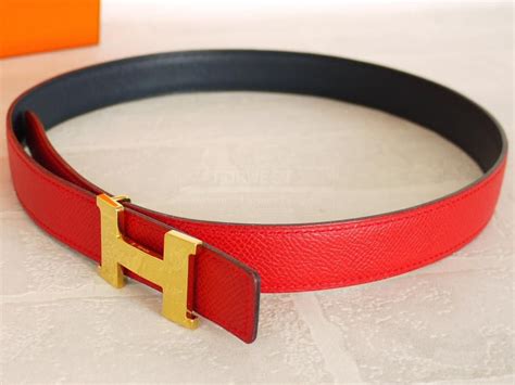 ceinture hermes rouge femme|authentic Hermes belts for women.